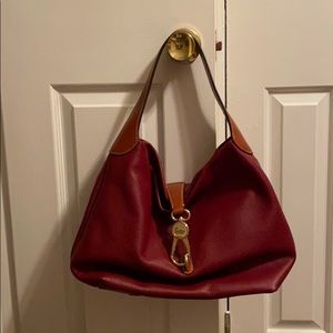Dooney & Bourke Pebble Leather Logo Lock